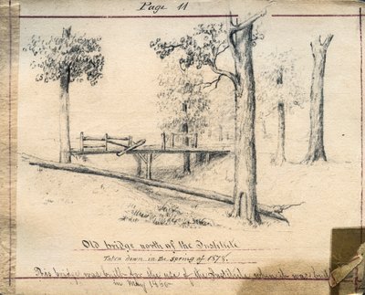 Vanha silta instituutin pohjoispuolella tekijältä Maurice Schnell